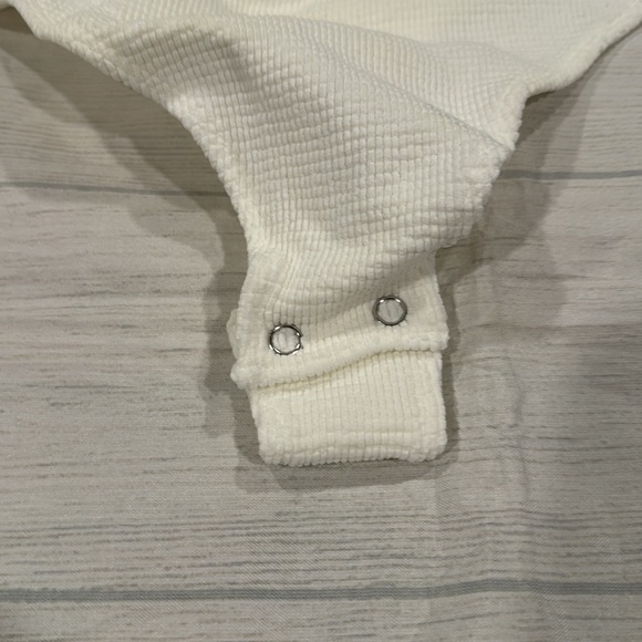 NWT Free People XS body suit white - Picture 4 of 5